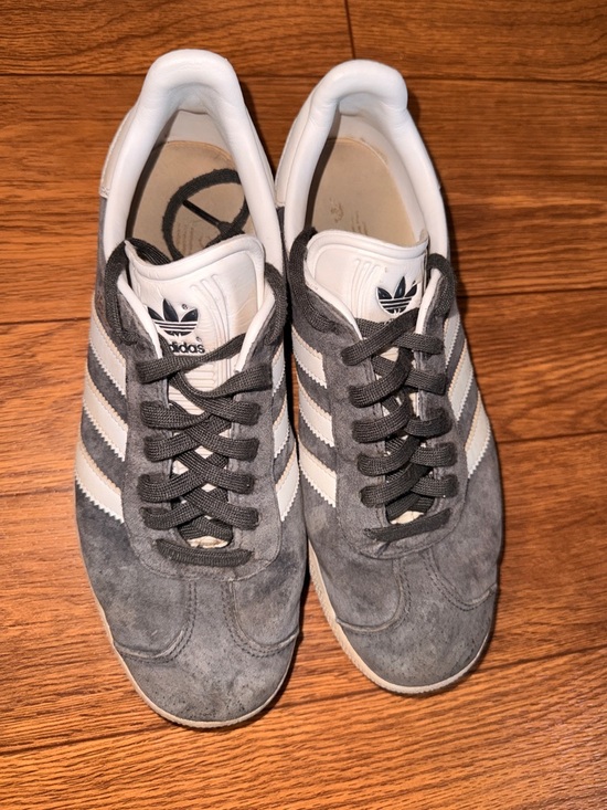 adidas Shoes - Adidas Gazelle Dark Gray Shoes Size Womens 7 kids 5